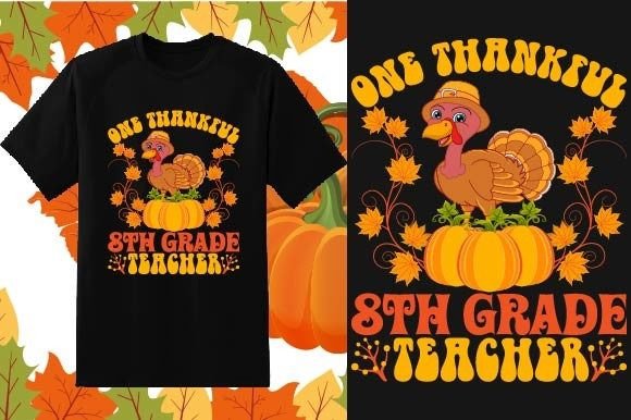 8th Grade Teacher Thanksgiving Graphics & Print Templates