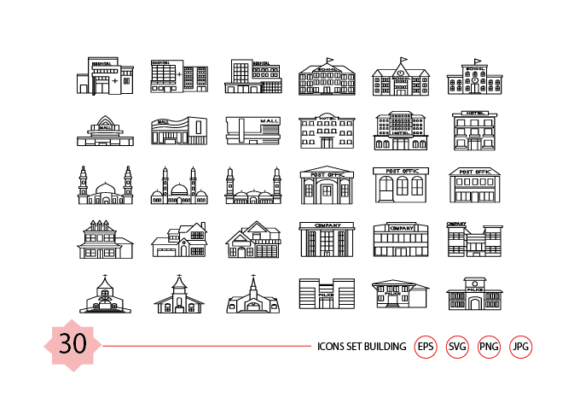 Building Icon Set: Essential Graphics and Icons for Sellers