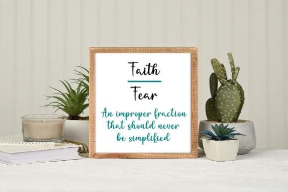 Faith over Fear Graphics: Print Templates Review