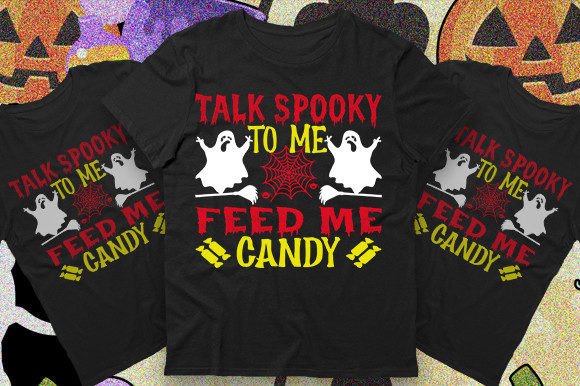 Funny Halloween Spooky T Sihrt: Graphics & Print Templates