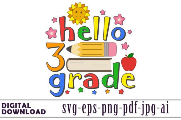 Hello 3 Grade: Fresh Graphics & Illustrations