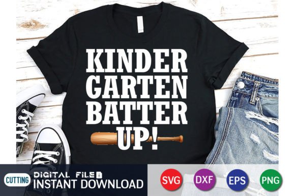 Kindergarten Batter Up School T-Shirt Review