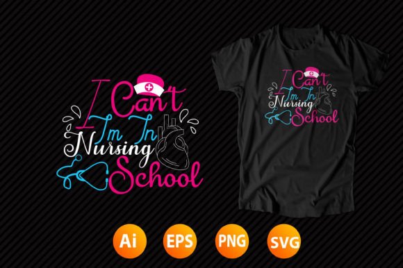 Nurse T-shirt Design 29: Graphics for T-Shirt Designs